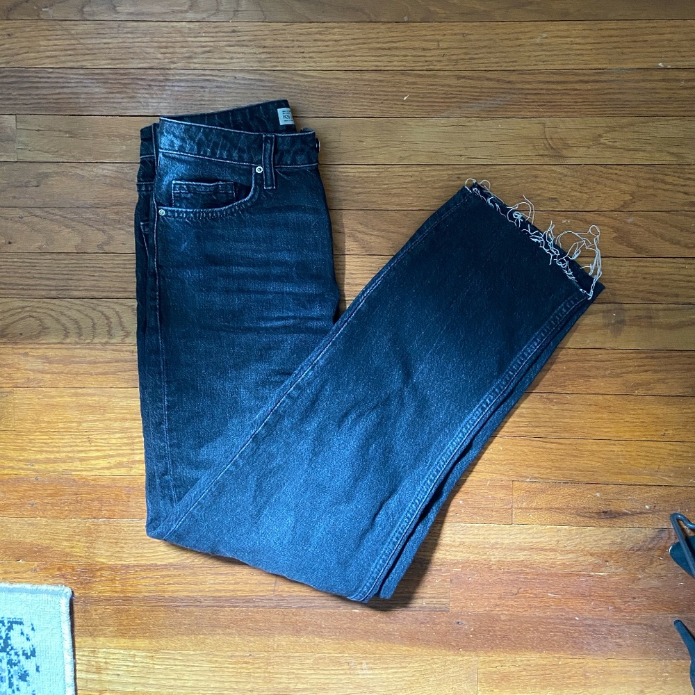 Topshop Straight Leg Jeans